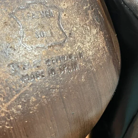 Stuart Weitzman Rita Pump 8M Black Leather High Heels Peep Toes Knot Shoes - Picture 14 of 14